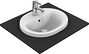 Ideal Standard Connect Раковина встраиваемая сверху 48x40 см, с переливом, цвет: euro white E503801