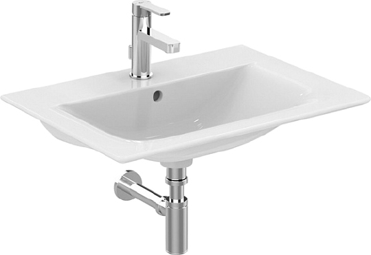 Ideal Standard Connect Air Раковина подвесная 64x46 см, с переливом, цвет: euro white E028901