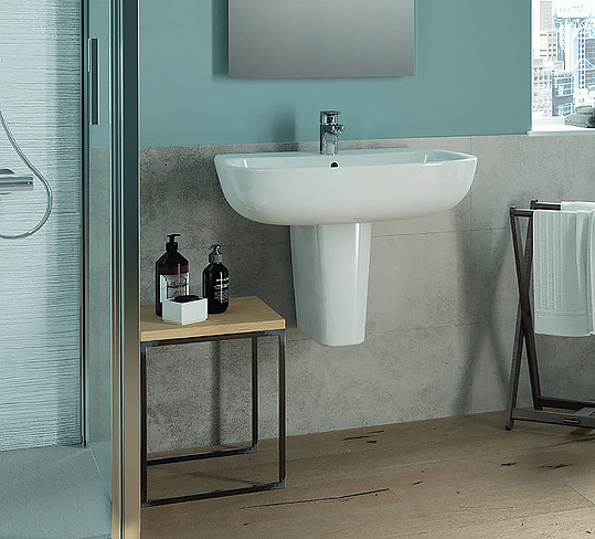 Ideal Standard Esedra Раковина подвесная 60х45,5 см с переливом, цвет: euro white T279801