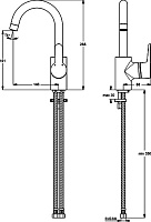 Ideal Standard Connect Blue Смеситель для раковины, без д/к, высота излива 19,1 см, цвет: chrome B9933AA