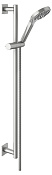 Keuco Ixmo Душевой гарнитур: штанга 85,5 см, шланг 160 см, душ. лейка 3 вида струи, цвет:нерж. сталь 59587 210802