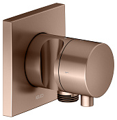 Keuco Ixmo Запорный вентиль с переключателем на 2 потреб. DN15 и держ. лейки, цвет: красное золото 59557 291202