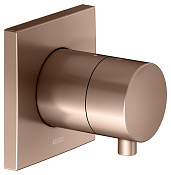 Keuco Ixmo Запорный вентиль с переключателем на 2 потребителя DN15, цвет: красное золото 59557 291002