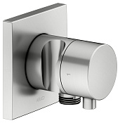 Keuco Ixmo Запорный вентиль с переключателем на 2 потребителя DN15 и держ. лейки, цвет: нерж. сталь 59557 211202