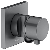 Keuco Ixmo Запорный вентиль с переключателем на 2 потреб. DN15 и держателем лейки, цвет:хром черный 59557 131202