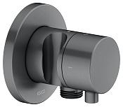 Keuco Ixmo Запорный вентиль с переключателем на 2 потреб. DN15 и держателем лейки, цвет:хром черный 59557 131201