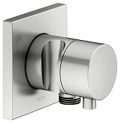 Keuco Ixmo Вентиль-перекл. 2 потреб. DN15, внеш. часть, с выводом шланга и держ., цвет: нерж. сталь 59556 211202