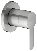 Keuco Ixmo Смеситель для душа рычажный DN15, встраиваемый, круглая розетка, цвет: нерж. сталь 59551 210301