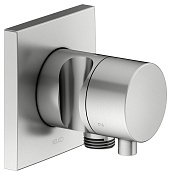 Keuco Ixmo Вентиль-перекл. 3 потреб. DN15, внешняя часть, с выводом шланга и держ., цвет:нерж. сталь 59548 211202