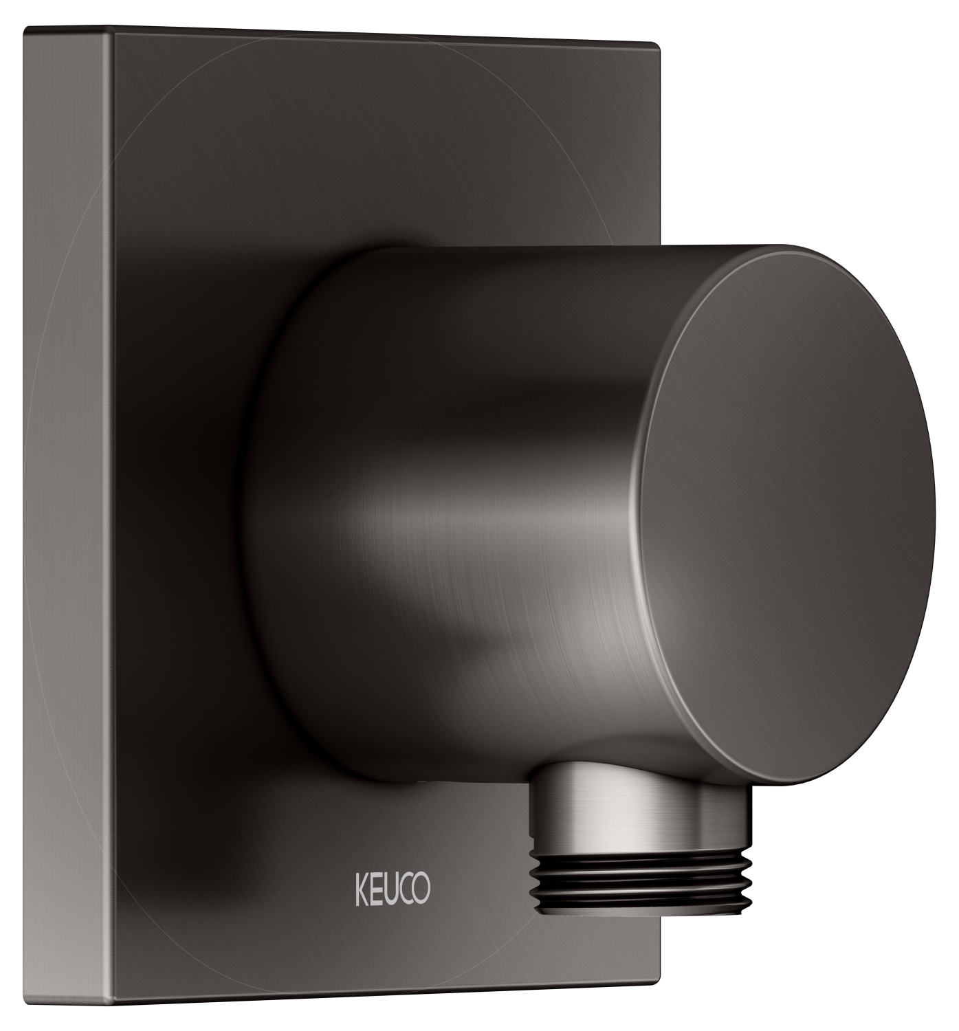 Keuco Ixmo Шланговое подключение DN15, квадратная розетка, цвет: титан черный 59547 350002