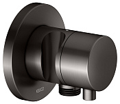 Keuco Ixmo Запорный вентиль с выпуском для шланга и держателем, внешняя часть, цвет: титан черный 59541 351201