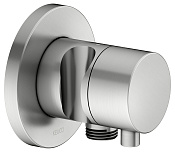 Keuco Ixmo Запорный вентиль с выпуском для шланга и держателем, внешняя часть, цвет: нерж. сталь 59541 211201