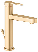 Keuco Ixmo Смеситель для раковины рычажный 130, с д/к и гарнитуром для слива, цвет: латунь 59501 253001