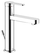 Keuco Ixmo Смеситель для раковины рычажный 130, с д/к и гарнитуром для слива, цвет: хром 59501 013001