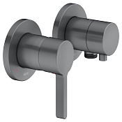 Keuco Edition 400 Смеситель для душа встр., внеш. часть, на 2 потреб., с переключ., цвет:хром черный 51551 131121