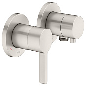 Keuco Edition 400 Смеситель для душа встр., внеш. часть, на 2 потреб., с переключателем, цвет:никель 51551 051121