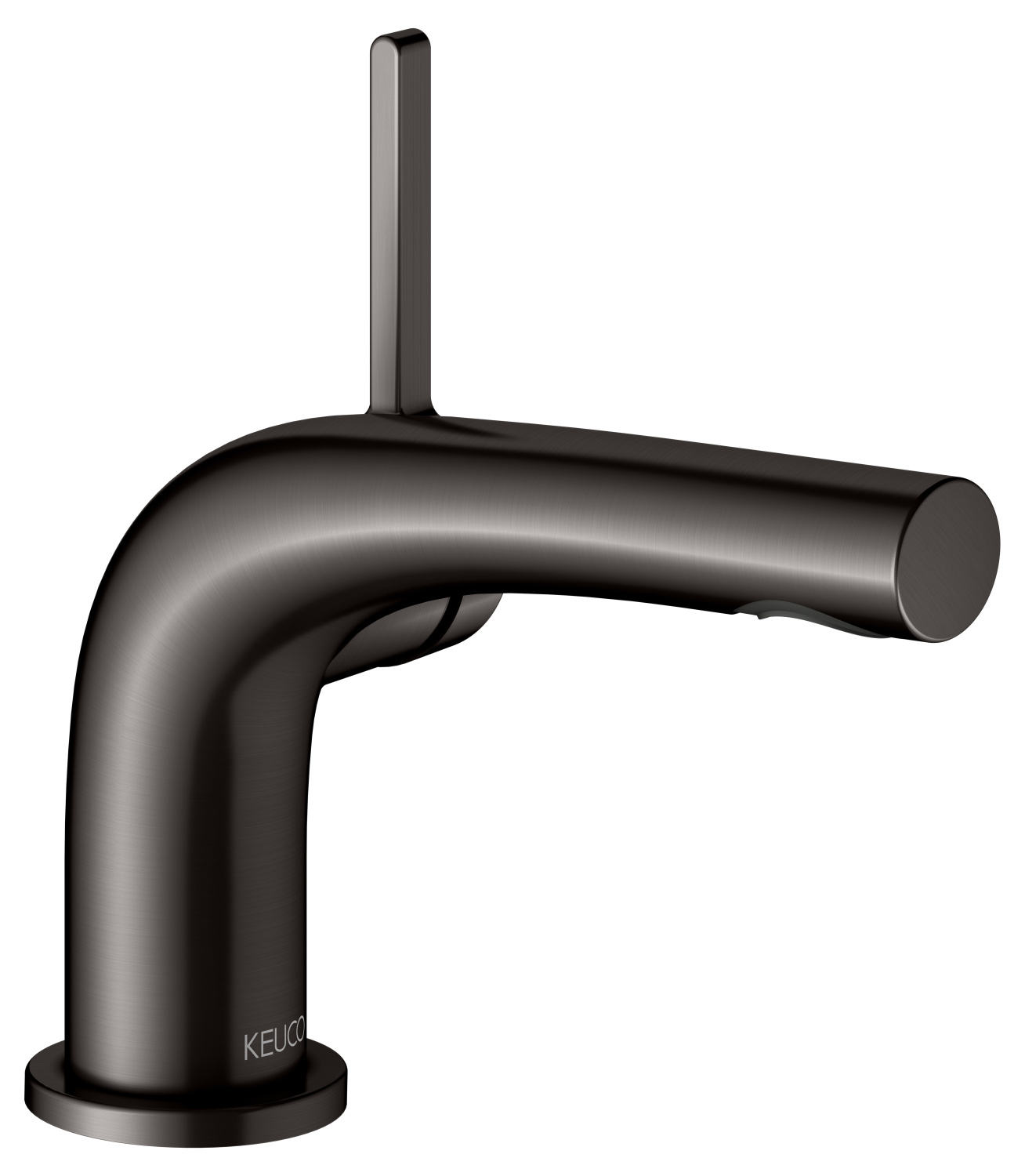Keuco Edition 400 Смеситель для раковины рычаж. 80, без д/к и гарнитура слива, цвет: титан черный 51504 350100