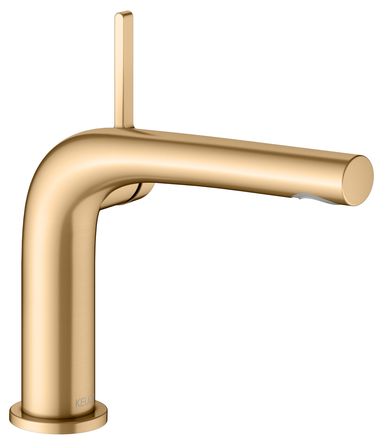 Keuco Edition 400 Смеситель для раковины рычажный 120, без д/к и гарнитура для слива, цвет:латунь 51504 250102