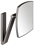 Keuco Kosmetikspiegel Косметическое зеркало подвесное, 5-ти кратное увеличение, цвет: титан черный 17613 350000