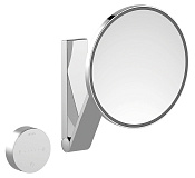 Keuco Kosmetikspiegel Косметическое зеркало подвес., 5ти крат. увелич., подсветка, цвет: нерж. сталь 17612 079006