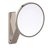 Keuco Kosmetikspiegel Косметическое зеркало подвесное, 5-ти кратное увелич., подсветка, цвет: никель 17612 050000