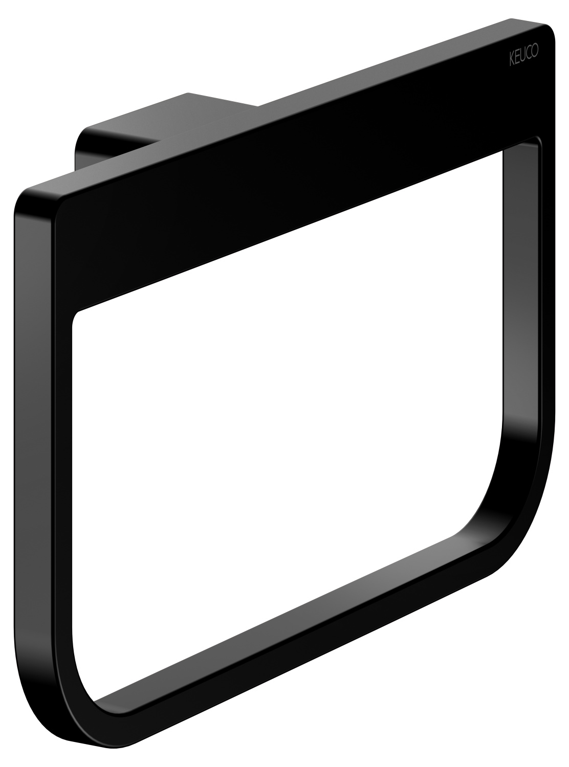 Keuco Aveno Полотенцедержатель 24 см, подвесной, с клеевым комплектом, цвет: черный матовый 14621 370000