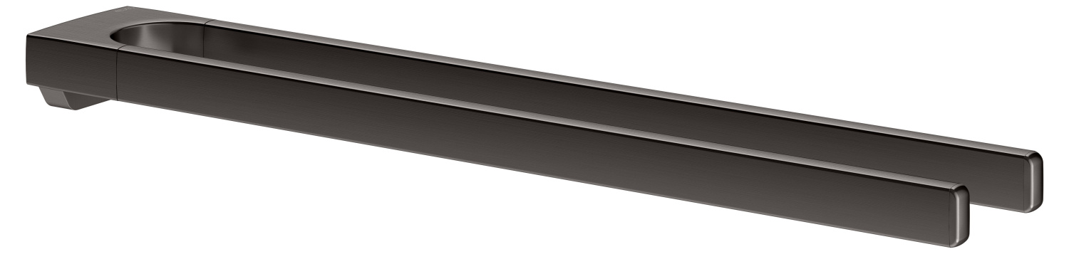 Keuco Collection Moll Полотенцедержатель двойной 45 см, подвесной, цвет: титан черный 12718 350000