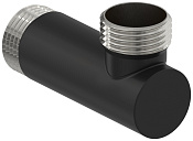 Сунержа Уголок переходной НР G 1/НР G 1, цвет: чёрный матовый 31-1506-1010