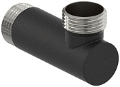 Сунержа Уголок переходной НР G 1/НР G 1, цвет: тёмный титан муар матовый 15-1506-1010