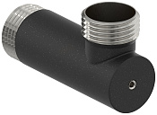 Сунержа Уголок переходной с клапаном НР G 1/НР G 1, цвет: тёмный титан муар матовый 15-1523-1010