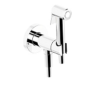 Carimali Kit Idrojet Гигиенический душ с выводом, держателем и шлангом 100 см, цвет: хром 19120EST/C-100-CR