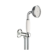 Carimali Colonial Душевой гарнитур: душевая лейка с 1 видом струи, шланг 150см, держатель, цвет:хром 64511RES-CR
