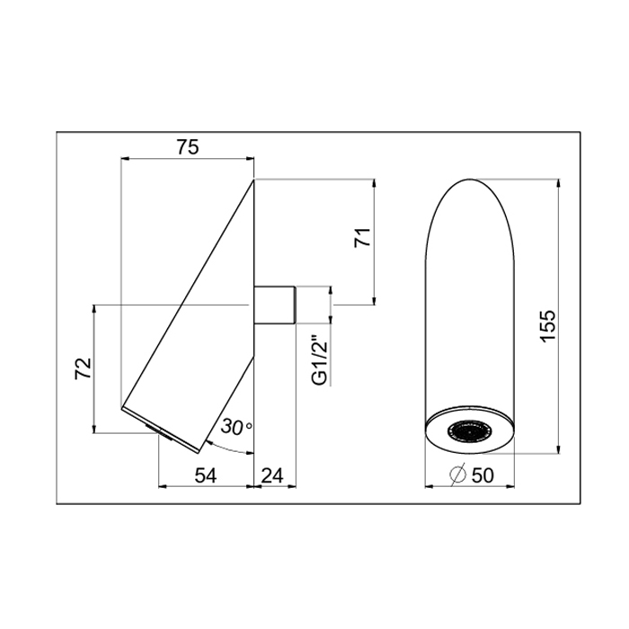 Carimali IlTondo Потолочная лейка для душа, цвет: нержавеющая сталь 26883X