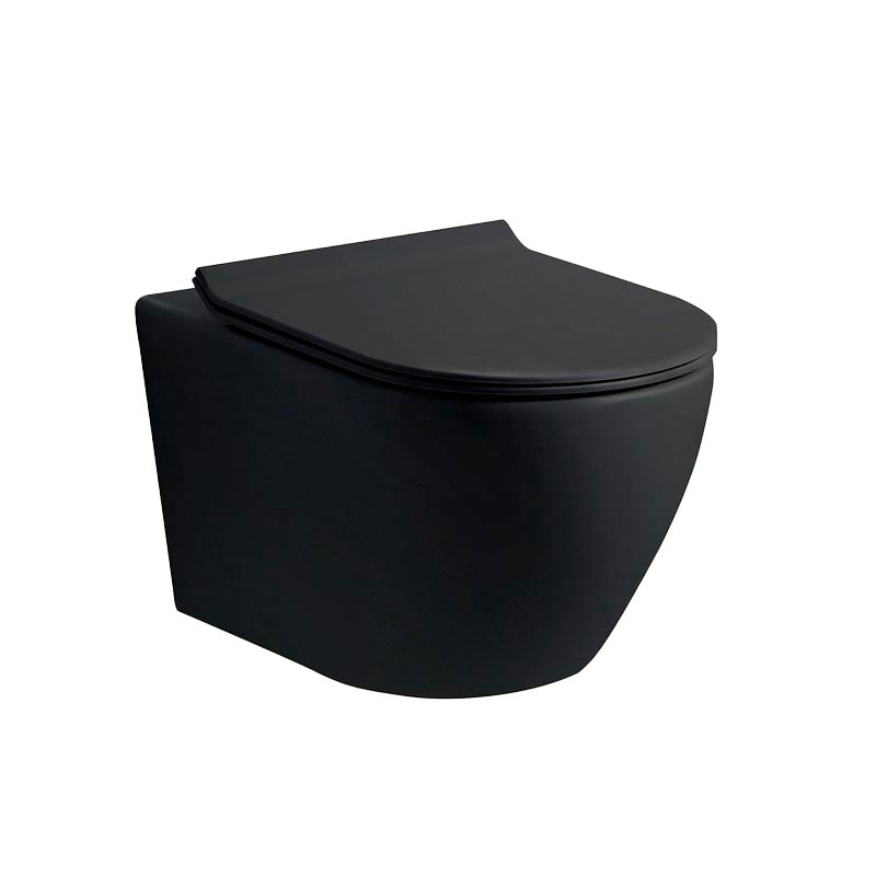 Nemo Крышка-сиденье с микролифтом, цвет: matt black 882-2CYB