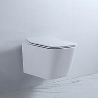 Nemo Унитаз подвесной 52x36 см, смыв торнадо, крышка микролифт, цвет: glossy white 883-2