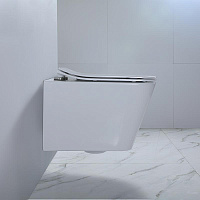Nemo Унитаз подвесной 52x36 см, смыв торнадо, крышка микролифт, цвет: glossy white 883-2
