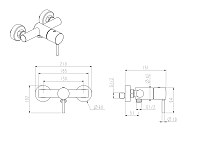 Nemo Round Смеситель для душа, цвет: chrome NM-2341CR