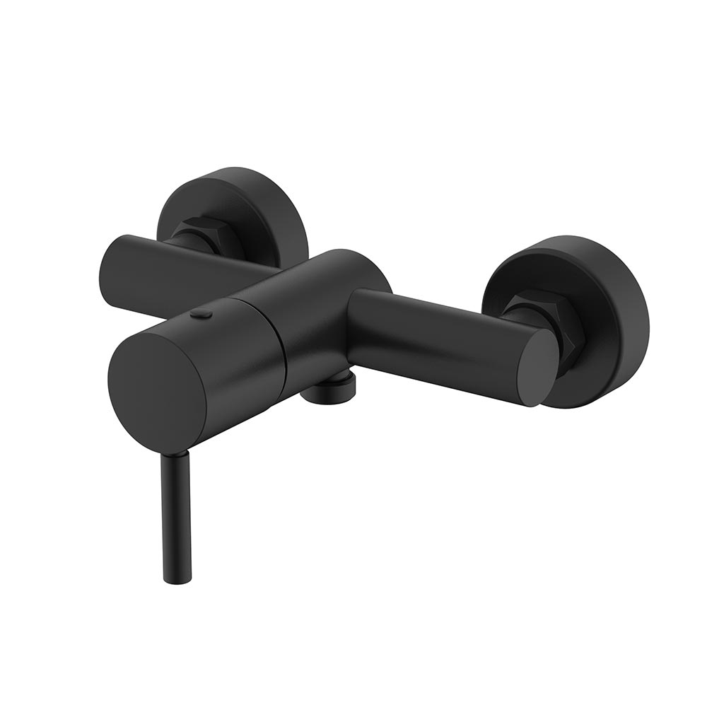 Nemo Round Смеситель для душа, цвет: matte black NM-2341MB