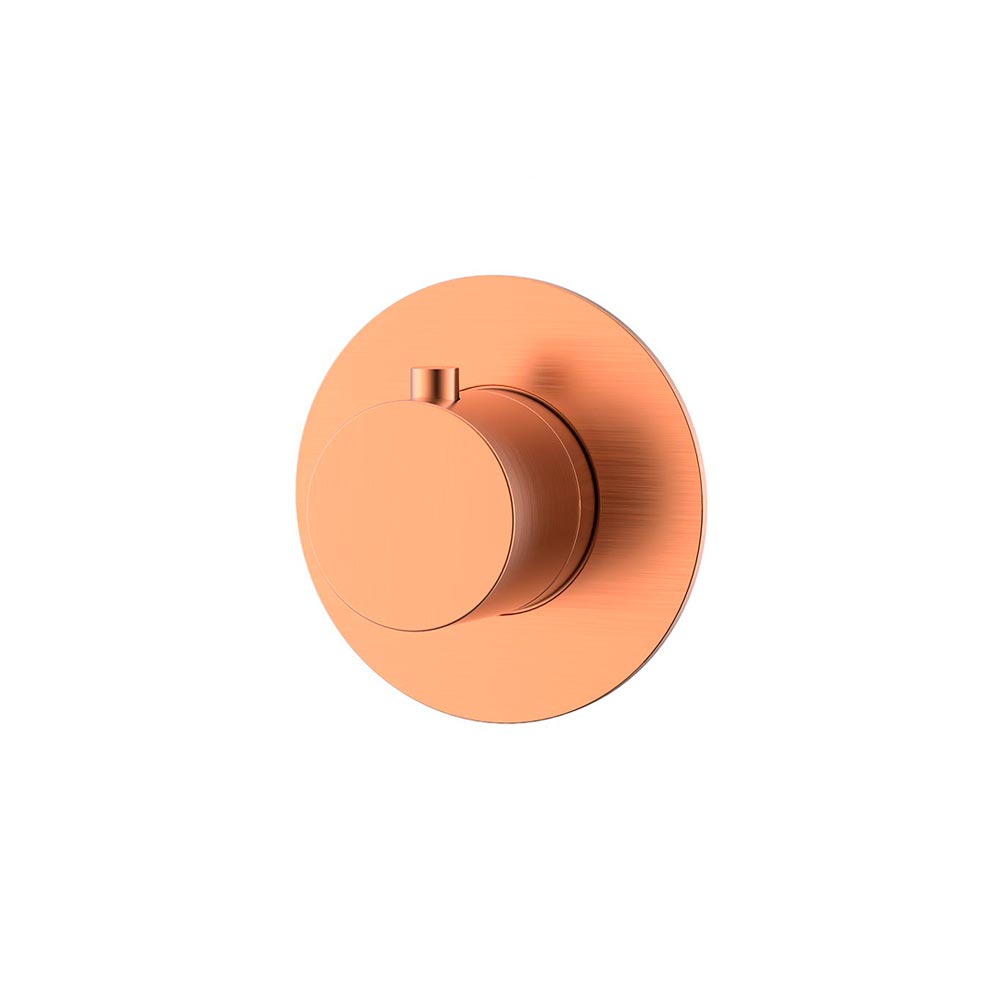 Nemo Round Запорный вентиль, цвет: rose gold NM-2361RG