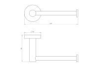 Nemo Держатель туалетной бумаги, подвесной, цвет: brush nickel NM-C01052BN