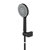 Nemo Душевой гарнитур: лейка, держатель, шланг, цвет: matte black NM-8012-MB