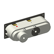 Carimali Встраиваемая часть прогрессивного смесителя c держателем для душа, 3 выхода W21939CR