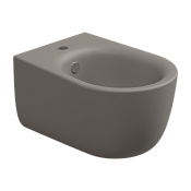 GSG Hit Биде подвесное 36,5х51 см c 1 отверстием под смеситель и переливом, цвет: cashmere matt HIBISO030