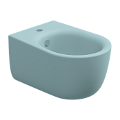 GSG Hit Биде подвесное 36,5х51 см c 1 отверстием под смеситель и переливом, цвет: ice matt HIBISO037