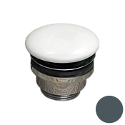 GSG Донный клапан универсальный, click-clack, 1”1/4 с керамической крышкой, цвет: пепел матовый PILTONUNIAR021