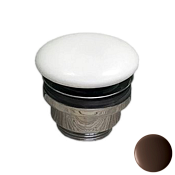 GSG Донный клапан универсальный, click-clack, 1”1/4 с керамической крышкой, цвет: cacao matt PILTONUNIAR035