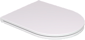GSG Flut Крышка-сиденье для подвесного унитаза, с микролифтом, цвет: белый глянцевый FLCOPRSLTICRCN000