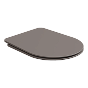 GSG Hit Крышка-сиденье для подвесного унитаза, с микролифтом, цвет: tortora matt HICOPRSLTICR029