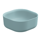 GSG Hit Раковина чаша 42х42 см, без перелива и отверстия под смеситель, цвет: ice matt HILAVQU42037