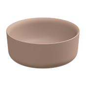 GSG Hit Раковина чаша d42 см, без перелива и отверстия под смеситель, цвет: cipria matt HILAVRO42032